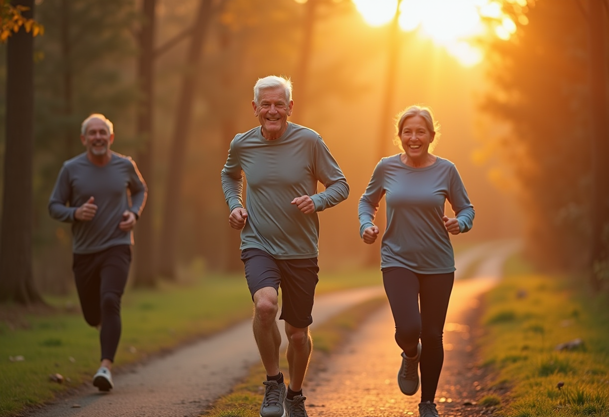 Групові заняття фітнесом для старших людей